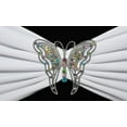 thumbnail image 1 of Wedding Linens Inc. (10 pcs)Rhinestone Chair Sash/Chair Band Buckles - Butterfly, 1 of 1
