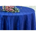 thumbnail image 1 of Wedding Linens Inc. 108" Pintuck Taffeta Seamless Linen Tableccloth for Party Wedding Reception Catering Dining Home Table Cover Linens - Royal Blue, 1 of 1