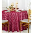 thumbnail image 1 of Wedding Linens Inc. 108" Round Lace Table Overlays, Lace Tablecloths, Lace Table Overlay Linens, Lace Table Toppers for Wedding Decorations, Events Banquet Party Supplies (1pc) - Apple Red, 1 of 1