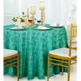 thumbnail image 1 of Wedding Linens Inc. 108" Round Lace Table Overlays, Lace Tablecloths, Lace Table Overlay Linens, Lace Table Toppers for Wedding Decorations, Events Banquet Party Supplies (1pc) - Jade, 1 of 1