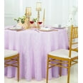thumbnail image 1 of Wedding Linens Inc. 108" Round Lace Table Overlays, Lace Tablecloths, Lace Table Overlay Linens, Lace Table Toppers for Wedding Decorations, Events Banquet Party Supplies (1pc) - Lavender, 1 of 1