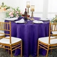thumbnail image 1 of Wedding Linens Inc. 108" Round Paillette Poly Flax / Burlap Sequins Hessian Tablecloths Table Covers for Wedding Party Events Luxury Décor use - Regency, 1 of 1