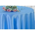 thumbnail image 1 of Wedding Linens Inc. 108" Round Satin Tablecloth Satin Table Cover Linens - Periwinkle /Cornflower, 1 of 1