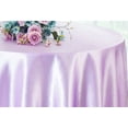 thumbnail image 1 of Wedding Linens Inc. 120 inch Round Satin Tablecloth Satin Table Cover Linens - Lavender, 1 of 1