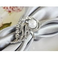 thumbnail image 1 of Wedding Linens Inc. (12pcs) Rhinestone Napkin Ring for Wedding, Events & Décor use - Swirl, 1 of 1