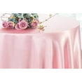 thumbnail image 1 of Wedding Linens Inc. 132 inch Heavy Duty Round Satin Tablecloth Table Cover Linens - Pink, 1 of 1