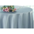 thumbnail image 1 of Wedding Linens Inc. 90'' Round Satin Table Cover Tablecloth - Dusty Blue, 1 of 1