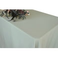 thumbnail image 1 of Wedding Linens Inc. 90" x 156" Premium (200 GSM) Rectangular Polyester Linen Tablecloth for Wedding, Party, Event, Decoration and Home Use - Silver / Gray, 1 of 1