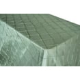 thumbnail image 1 of Wedding Linens Inc. 90"x132" Rectangular Pintuck Taffeta Linen Tableccloth for Party Wedding Reception Catering Dining Home Table Cover Linens - Clover Green, 1 of 1