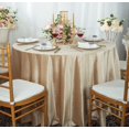 thumbnail image 1 of Wedding Linens Inc. Wholesale 120" Round Seamless Italian Velvet Tablecloth - Champagne, 1 of 1