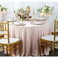 thumbnail image 1 of Wedding Linens Inc. Wholesale Scuba Wrinkle Free 108" Round Table Cover Tablecloth - Blush Pink, 1 of 1