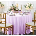 thumbnail image 1 of Wedding Linens Inc. Wholesale Scuba Wrinkle Free 132" Round Table Cover Tablecloth - Lavender, 1 of 1