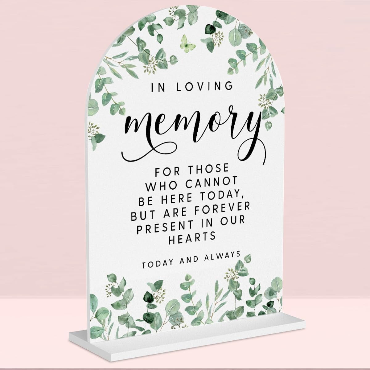 Mwmory Sign Wedding Memorial Sign,In Loving Memory Wedding Sign,Wedding Decor ...