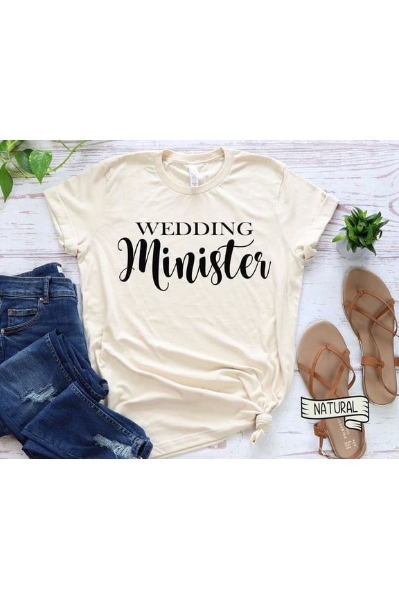 Wedding Minister Shirt, Wedding Minister Gift, Pastor Shirt, Thank You Minister Shirt, Will You Marry Us Shirt For Wedding Officiant