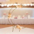 thumbnail image 1 of Wedding Moon Arch Backdrop Metal Stand Flower Rack Frame Garden Party Decor, 1 of 12