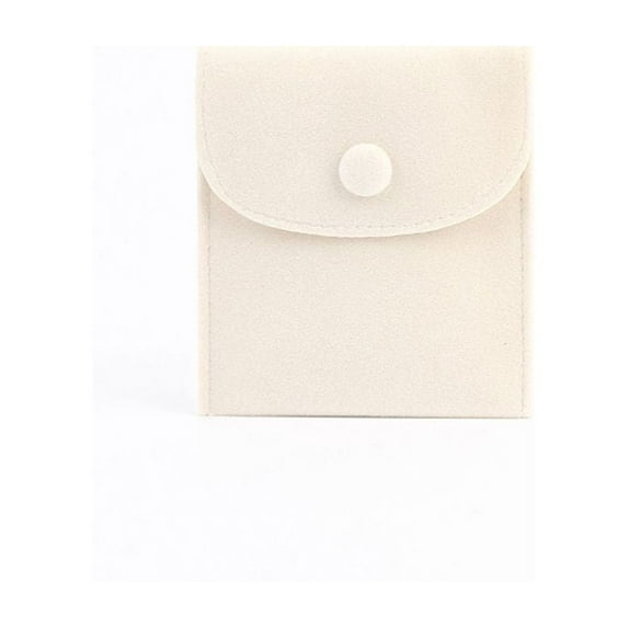 Wedding New Earring Storage Necklace Pouches Botton Velvet Pouch Gift Packaging Jewelry Bags Packaging Bags beige M