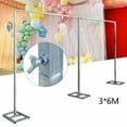 thumbnail image 1 of Wedding Party Backdrop Stand Pipe Kit Background Support System Curtain Frame, 1 of 11