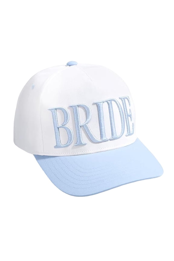 Wedding Party Bride Hat Breathable Cotton Embroidery Design Perfect For Bride Outdoor