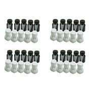 Wedding Party Bride and Groom Bubble Bottle 4 Sets 96Pcs