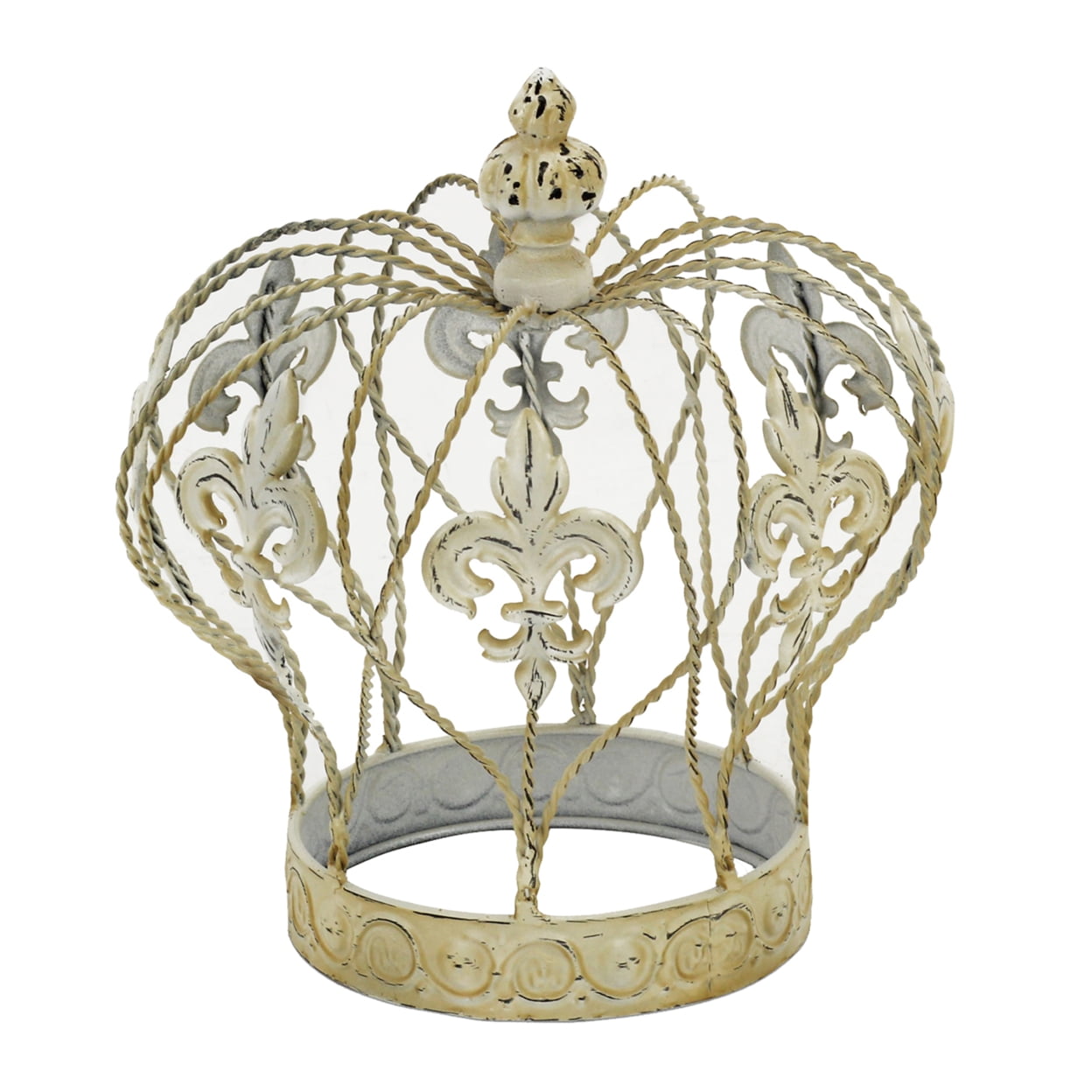 Wedding Party Celebration White Crown Metal Table Decor