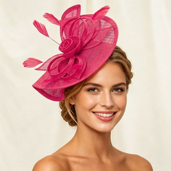 Wedding Party Fascinator Headpiece Hat for Ladies Day Events Fall Things for Women