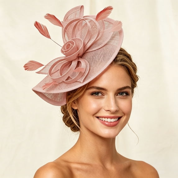 Wedding Party Fascinator Headpiece Hat for Ladies Day Events Fall Things for Women