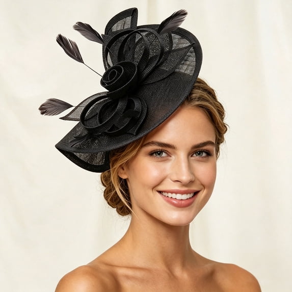 Wedding Party Fascinator Headpiece Hat for Ladies Day Events Fall Things for Women