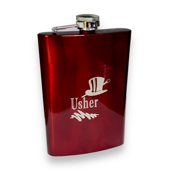 Wedding Party Gifts BEST MAN GROOMSMAN (Flasks and Lighters)