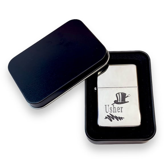 Wedding Party Gifts BEST MAN GROOMSMAN (Flasks and Lighters)
