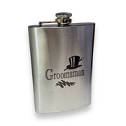 Wedding Party Gifts BEST MAN GROOMSMAN Flasks and Lighters