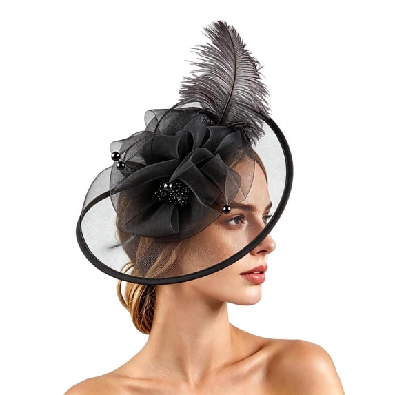 Wedding Party Horse Racing Festival Ladies Day Headpiece Fascinator Banquet Headwear