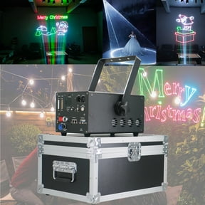 Jacmui 10-Watt Laser Beam Stage Lighting, Indoor Ceiling, RGB Color Changing Laser
