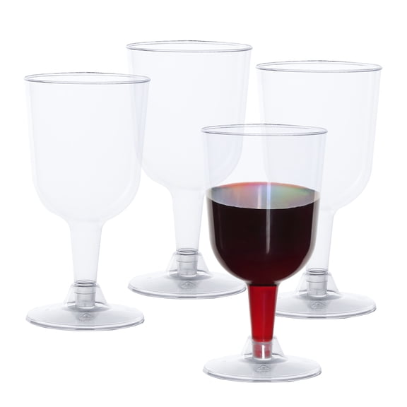 Wedding Party PLASTIC WINE CHAMPAGNE FLUTES DISPOSABLE GLASSES