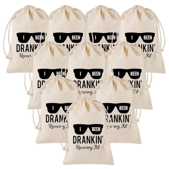 Wedding Party Reusable Party Bags For Event Birthdays Weddings Compact Post-drinking Set Pouches