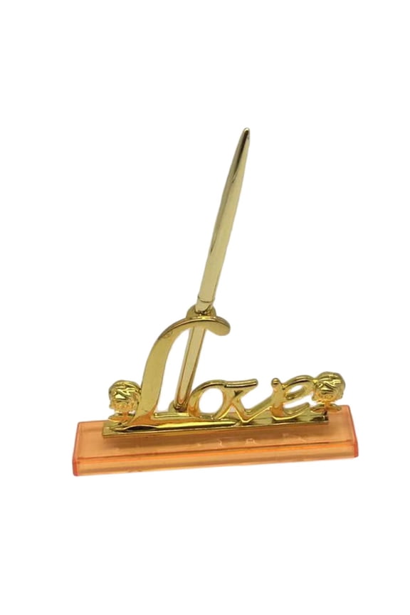 Wedding Party Signing Pen with Plated Holder Party Pen Set