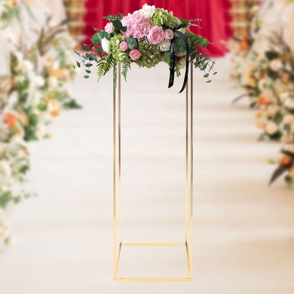 Wedding Party Table Centerpieces Decor Flower Floor Stand Metal Column Vase 39 inch