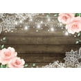 thumbnail image 1 of Wedding Photography Background Bridal Shower Photo Wallpaper Wooden Flower Wall Decoration Props Work Photo Backdrops, 1 of 5