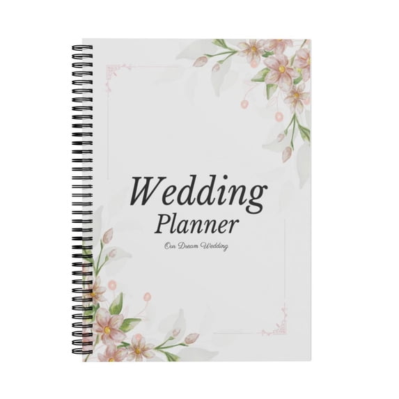 Wedding Planner Book And Organizer for The Bride, Bridal Planning Journal with Countdown Calendar, Budget Tips, And Pockets for Keepsakes Harlik