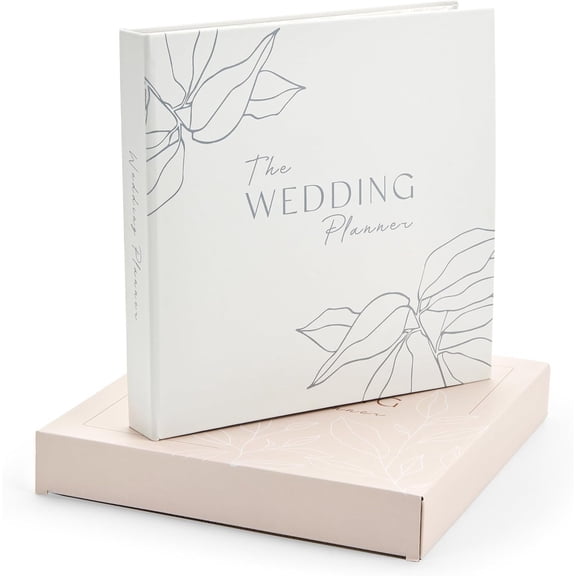 Wedding Planner Book and Organizer - Wedding Planning for Bride, Engagement Gifts for Couples, Future Brides and Grooms (Mystic Grey)