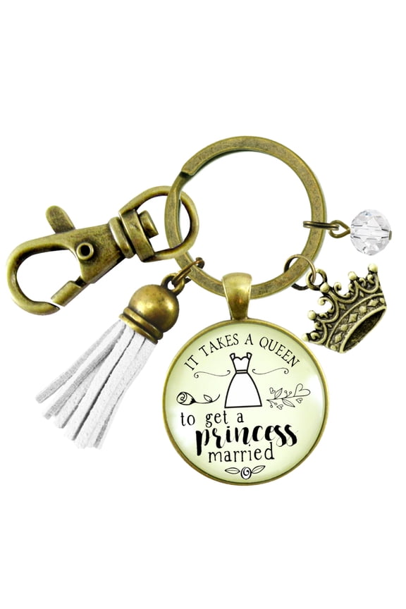 Wedding Planner Gutsy Goodness Bronze Keychain Takes Queen Bridesmaid Mother Of Bride Gift Jewelry Tassel