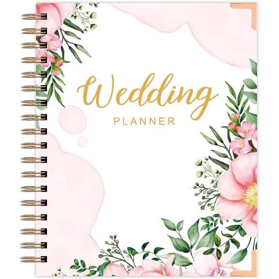 Wedding Planner - Wedding Planner Book and Organizer for the Bride, Wedding Planning Book Engagement for Newly Engaged Couples - Hardcover Bridal Planning Wedding Notebook 11" x 9"