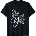 thumbnail image 1 of Wedding Proposal She Said Yes - Engagement Proposal Outfit T-Shirt, 1 of 4