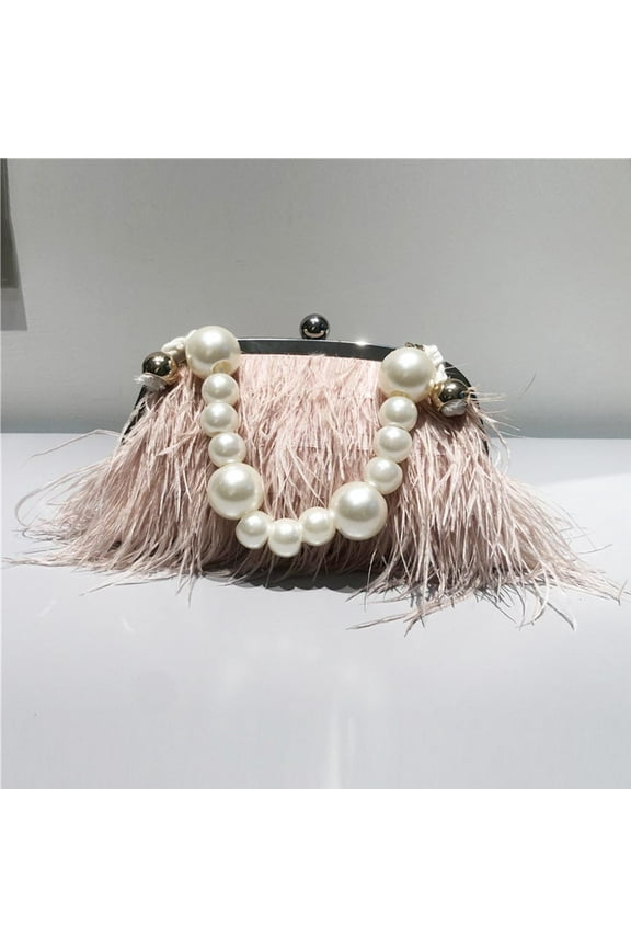 Wedding Purse Feather Crossbody Bag 3 Color Feather Luxury Women Bags Party