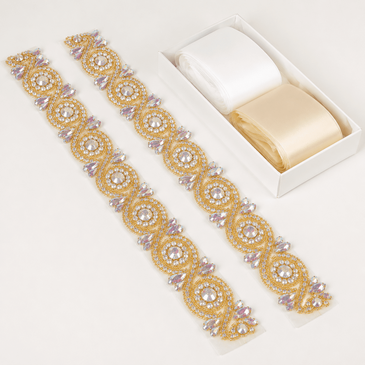 gold appliques for dresses Rhinestone Applique Crafts & Sewing xx_labordaysale2025
