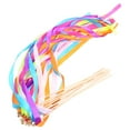 thumbnail image 1 of Wedding Ribbon Stick Fairy Wands Chromatic Silk Rainbow Dance Ribbons Child 10 Pcs, 1 of 6