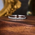thumbnail image 1 of Wedding Ring 18K White Gold Moissanite Rings for Women, 1 of 3