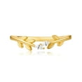 thumbnail image 1 of Wedding Ring Vine Leaves 14K Yellow Gold Moissanite Rings for Women, 1 of 5