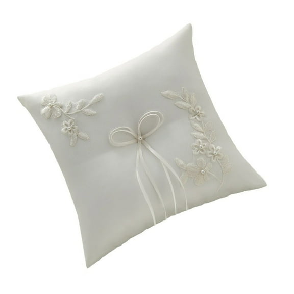 Wedding Rings Bearer Pillow Cushion Bows for Wedding Commitment Decors