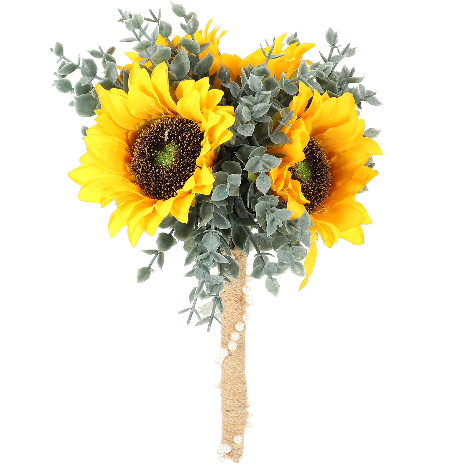 Wedding Romantic Sunflower Bouquet Bride Bridal Bouquet Artificial Sunflower Bouquet Decor