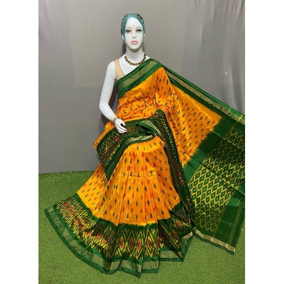 Wedding Sambalpur ikat panchali Orissa pure Silk Sarees,Latest Sambalpuri handloom ikkat Sarees gift for her.india traditional love wife mom